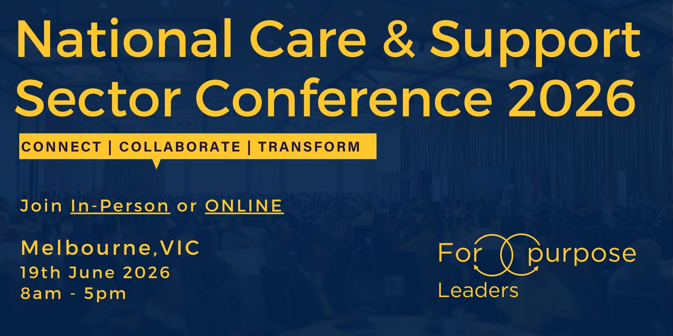 National Care & Support Sector Conference 2026