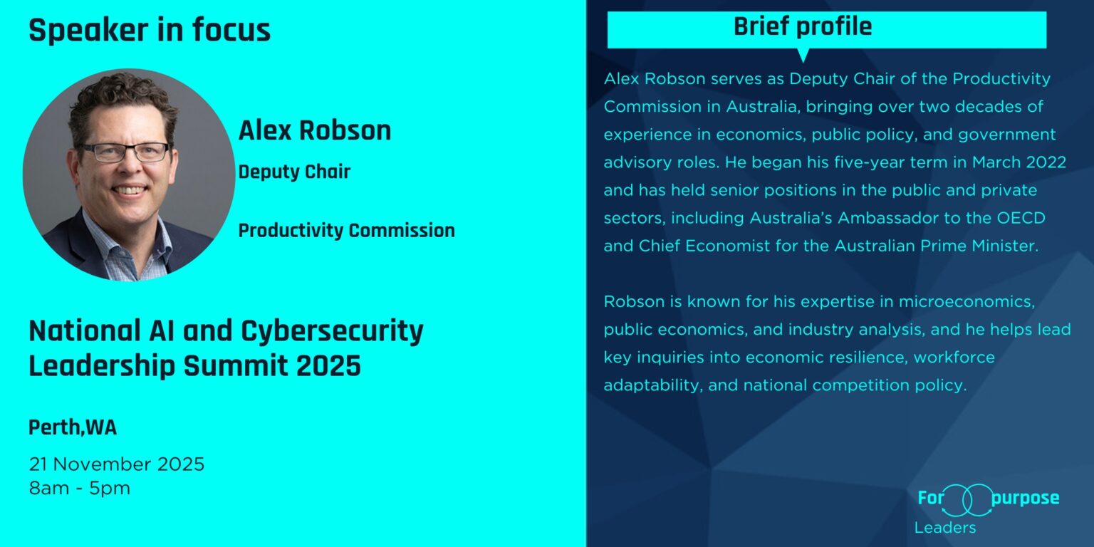 Alex Robson Speaker Announcement: Alex Robson | National AI & Cybersecurity ...