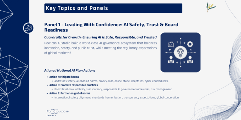 Panel 1 - Leading With Confidence: AI Safety, Trust & Board Readiness