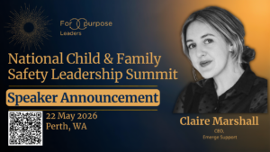 Claire Marshall, CEO, Emerge Support