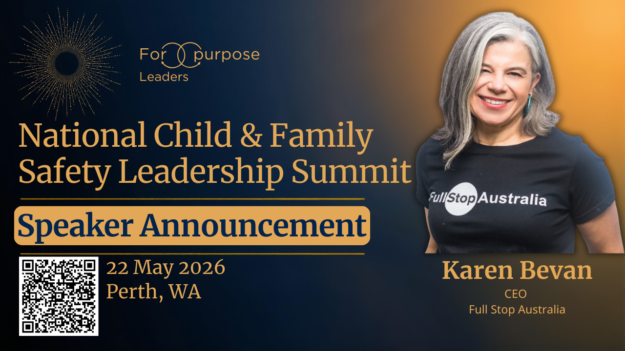 Karen Bevan, CEO Full Stop Australia