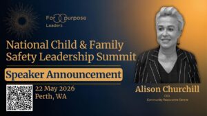 Alison Churchill, CEO, Community Restorative Centre