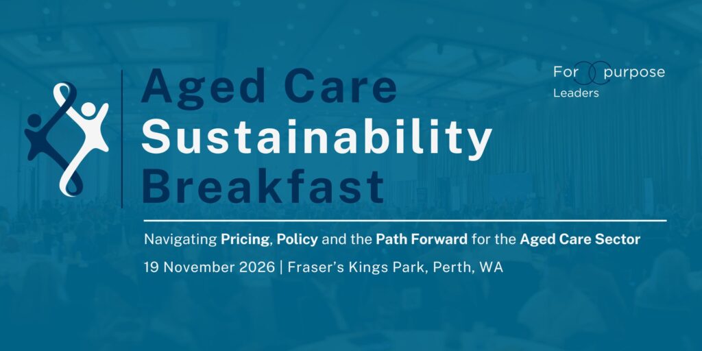 Aged Care Sustainability Breakfast, Perth, WA