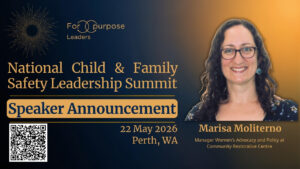 Marisa Moliterno Manager Women’s Advocacy and Policy at Community Restorative Centre