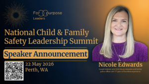 Nicole Edwards, Sexual Violence and Child Abuse Advocate and former police officer with 17 years of frontline experience.